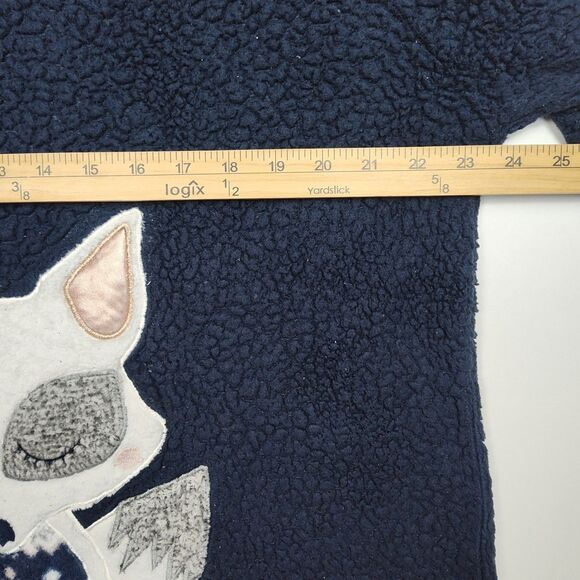 Secret Treasures Sleepwear Sweatshirt Girls' XL (16-18) Blue, Racoon - Picture 5 of 9